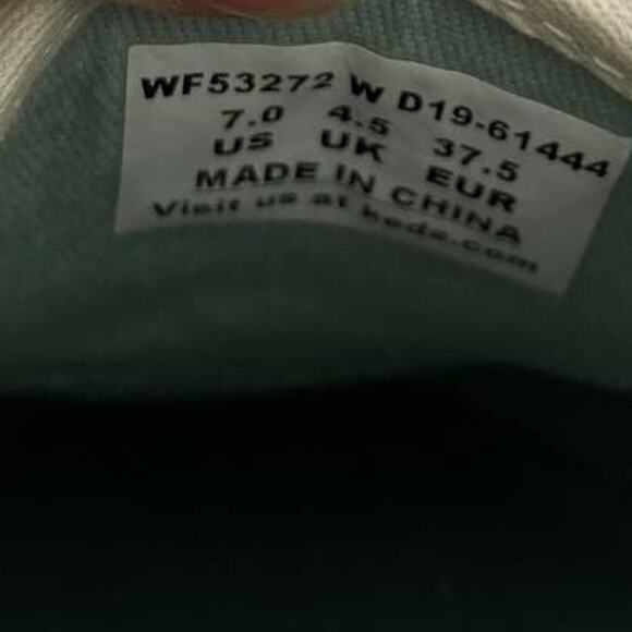 Keds x Kate Spade Glitter Sneakers Ivory Ribbon Womens Size 7 US - Picture 7 of 10